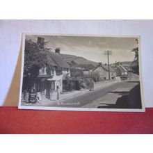 DUCK STREET, CHIDEOCK, DORSET used vintage postcard 1933 pm =