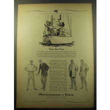 1960 Abercrombie & Fitch Fashion Ad - Time for Fun