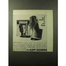 1960 Kapp Records Advertisement - Temptation Album by Roger Williams