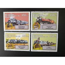 Congo 2012 Mi. 2088 - 2091 Trains en Afrique Train Railways Eisenbahn Zug