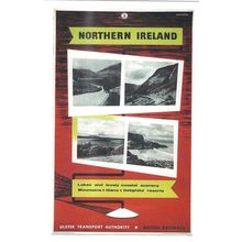 UK RAIL ADVERTISING BRITISH RAILWAYS NORTHERN IRELAND CARD NO 10646387
