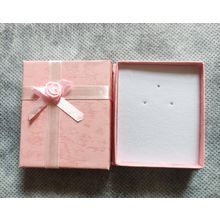 Pink marbled colour gift box approx 8 cm x 7 cm x 2 cm