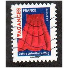 FRA 2009 (56c) 'VACANCES - AIRBED' FINE USED (EBID11093)