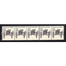 2124 4.9c Buckboard Very Fine MNH Dry Gum PNC 4/5 X0307