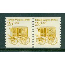 2136 25c Bread Wagon Very Fine MNH Dry Gum CNP Left 4 W0414