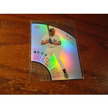 1996 Donruss, Greatest Hits Insert, #'d 511/5000, FRANK THOMAS, White Sox, #1