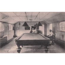 Billiard Sports at Disabled Sailors & Soldiers Home Sandgate Kent Postcard