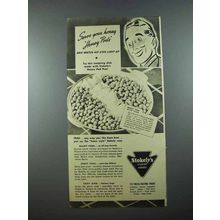 1940 Stokely's Peas Ad - Serve Your Honey