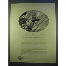 1955 Esso Oil Ad - Interest of the Commercial World