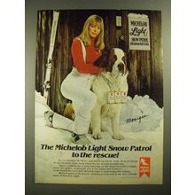 1981 Michelob Light Beer Ad - Monique & Suds