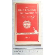 1957 The Bible Reading Fellowship, Notes Series B, October, November, December