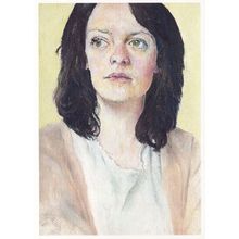 Frances Borden ED Of Harry Margaret Thatcher Award Painting Postcard