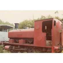 Industrial Panner Tank 0-4-0PT Class Train 1970s Photo