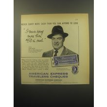 1959 American Express Travelers Cheques Advertisement - Bob Hope