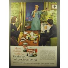 1960 Medaglia D'Oro Coffee Ad - It's the art of gracious living
