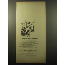 1960 Copley Newspapers Ad - Upward, ever upward climbs the market