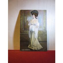 MISS BONCASTER used antique postcard 190? pm =