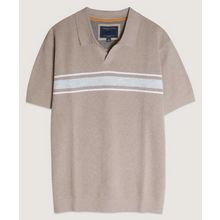 Men's Retro Stripe Polo Sweater