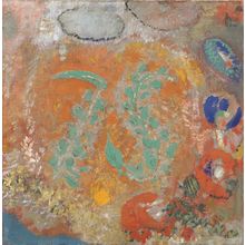 Odilon Redon - Composition Flowers without a Vase Poster Canvas Movie Film Print