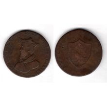 Great Britain. John of Gaunt, Halfpenny 1790s. dy12550