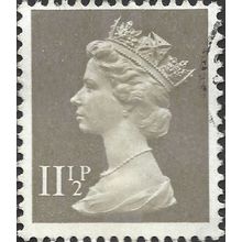 GB, Queen Elizabeth Machin, grey 1981, 11½p, #2