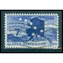 Used C53 7c Alaska Statehood Fine WA0587