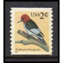Used 3045 2c Red-Headed Woodpecker Fine W4730