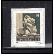 Used 3447 10c Lion Statue Fine CNS S33333 W5049