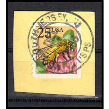 Used 2281 25c Honeybee South Jersey, NJ. E0831