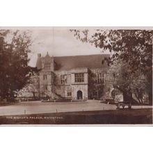 Bishops Palace Maidstone Kent Antique Real Photo Postcard