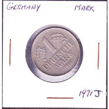 1971 J Germany 1 Mark Coin