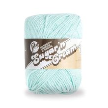Spinrite Lily Sugar'n Cream Yarn Solids Super Size Beach Glass Pack of 1 Skein