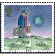 2007. World of Invention 72p Value. Couple on the Moon. S/a- D/c Fine Used
