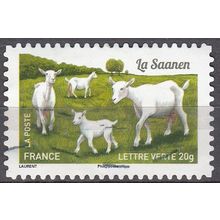 France 2015 Michel 6084 O Cote (????) ?.?? € Chèvre la Saanen