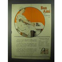 1922 Bon Ami Cleanser Ad - For Bathtubs Etc