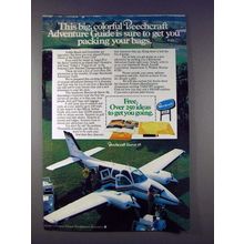 1977 Beechcraft Baron 58 Plane Ad - Packing Bags