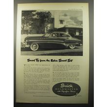 1950 Buick Roadmaster Car Ad - Smart tip from the extra smart set
