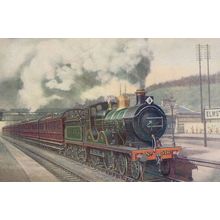 SE & C Wainwright Class E Train at Elmstead Woods in 1910 Postcard