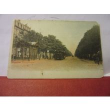 AVENUE LOUISE, BRUXELLES, BRUSSELS . used vintage postcard 1900 pm /