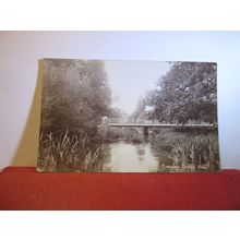EVERSLEY BRIDGE, HAMPSHIRE unused antique postcard, RP=