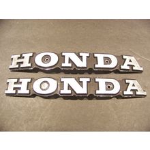 Honda CB400 Motorcycle Gas Tank Emblems OEM #413-2 R & L