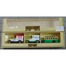 Lledo Dorset Echo vans & bus set of three Diecast MIB