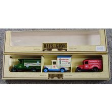 Lledo Co-op vans, set of three diecast MIB
