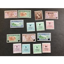 ICOLLECTZONE Tokelau 1-15 VF hinged or NH (B700-37)