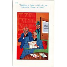 SEASIDE COMIC POSTCARD BY TROW NUMBER 12108 PUBLISHED BY BROOK PUBLISHING (4338)