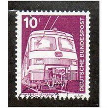 GER 1975 10pf 'TRAIN' FINE USED (EBID30-069)