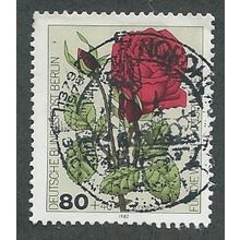 BERLIN -1982 80pf +40 'HUMANITARIAN - ROSES' FINE USED (EBID44-865)