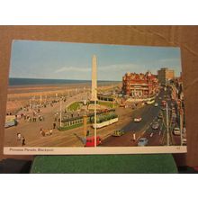 PRINCESS PARADE, BLACKPOOL, LANCASHIRE...used postcard by Bamforth . 1977 pm