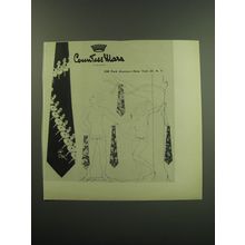 1949 Countess Mara Ties Ad - Can-Can dancers