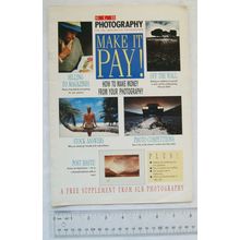 1988 SLR Photography, Make it Pay! How to make money form your Photography